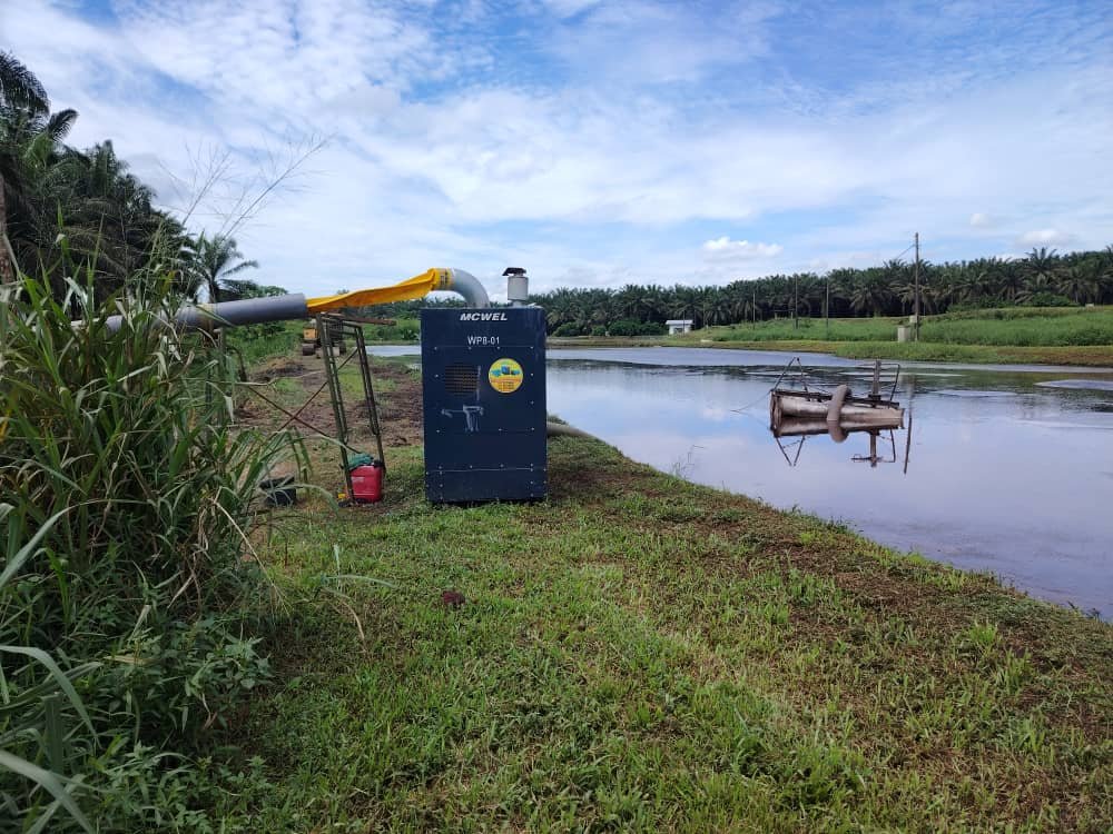 Supply Water Pump 8'' at Kuala Kurau, Perak